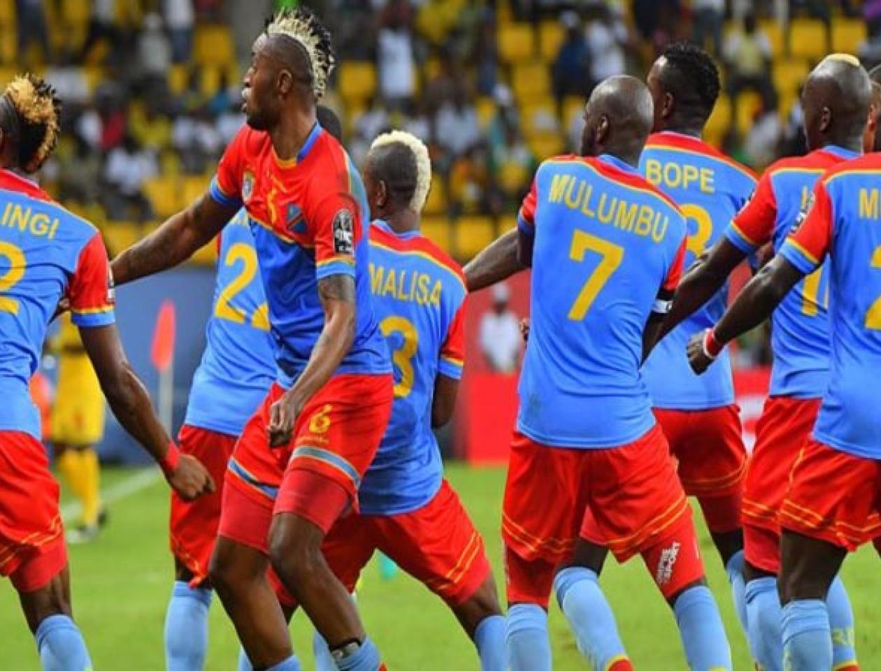 Les Léopards de la RDC lors de la CAN 2017