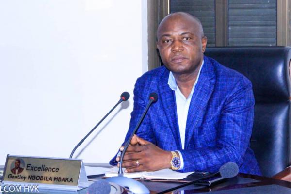 Le gouverneur de la ville de Kinshasa, Gentiny Ngobila Mbaka
