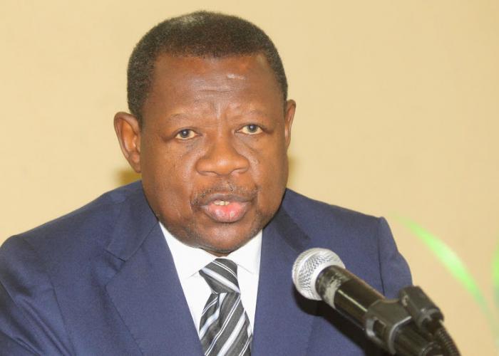 Le président du regroupement politique Convention des congolais unis (CCU), Lambert Mende Omalanga 